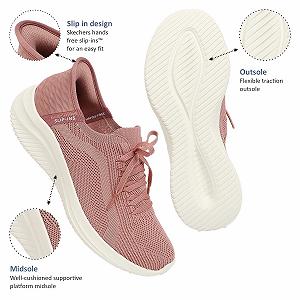 Кроссовки Skechers Ultra Flex 3.0 Brilliant Path женские synthetic.ua - Фото 1