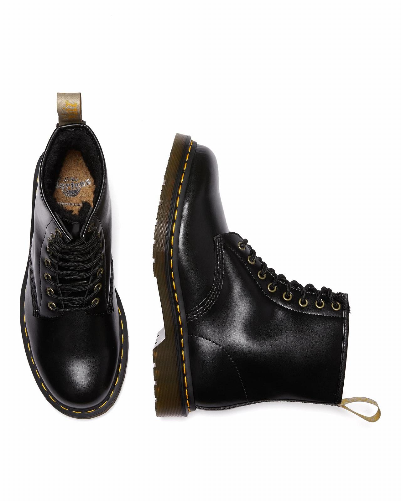 Ботинки Dr. Martens 1460 Vegan Crushed Velvet, черные, фото №3