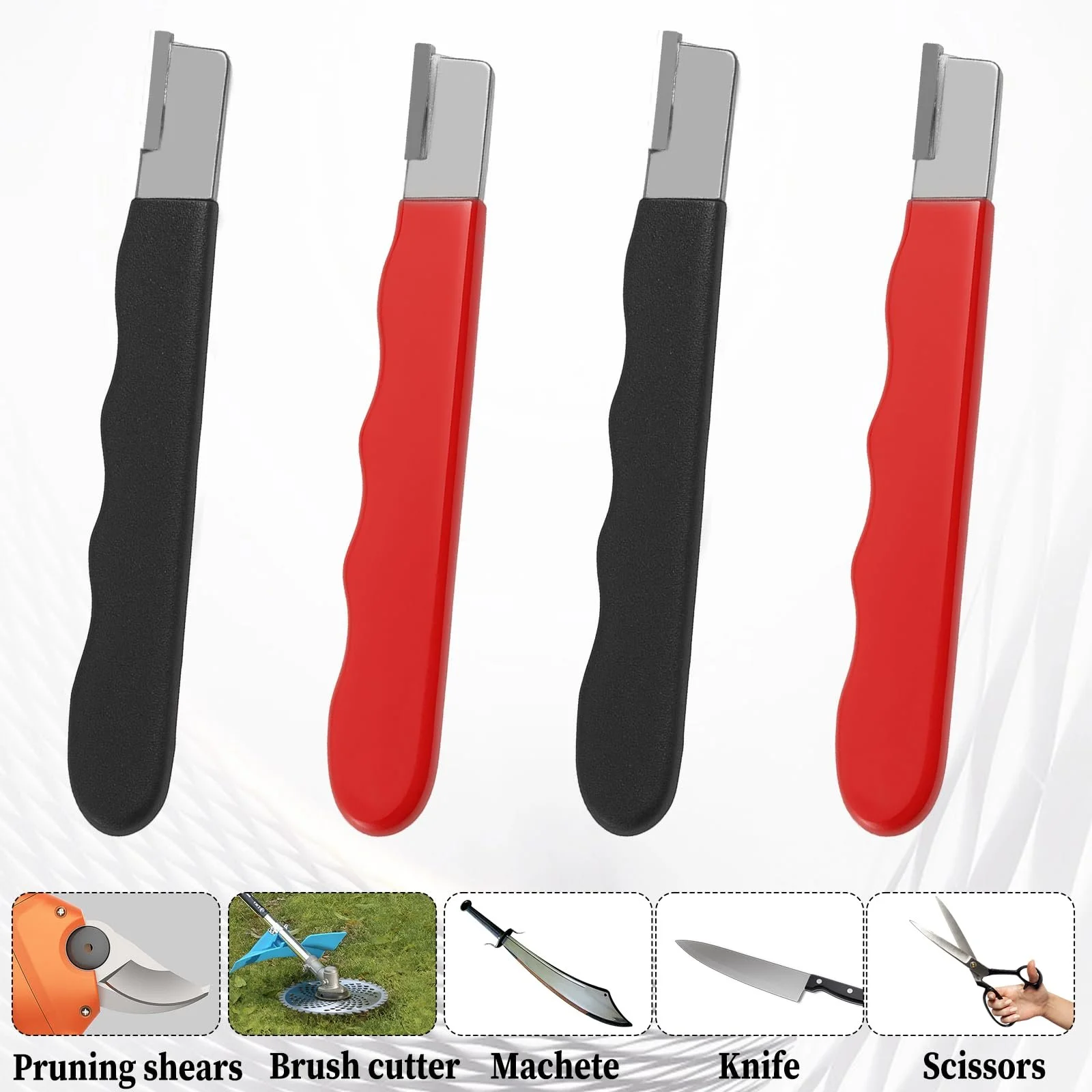 Набір точилок для ножів 4 шт. Mini Алмазний точильний камінь 12.5 см, фото №4 Набір точилок для ножів 4 шт. Mini Алмазний точильний камінь 12.5 см, фото №4