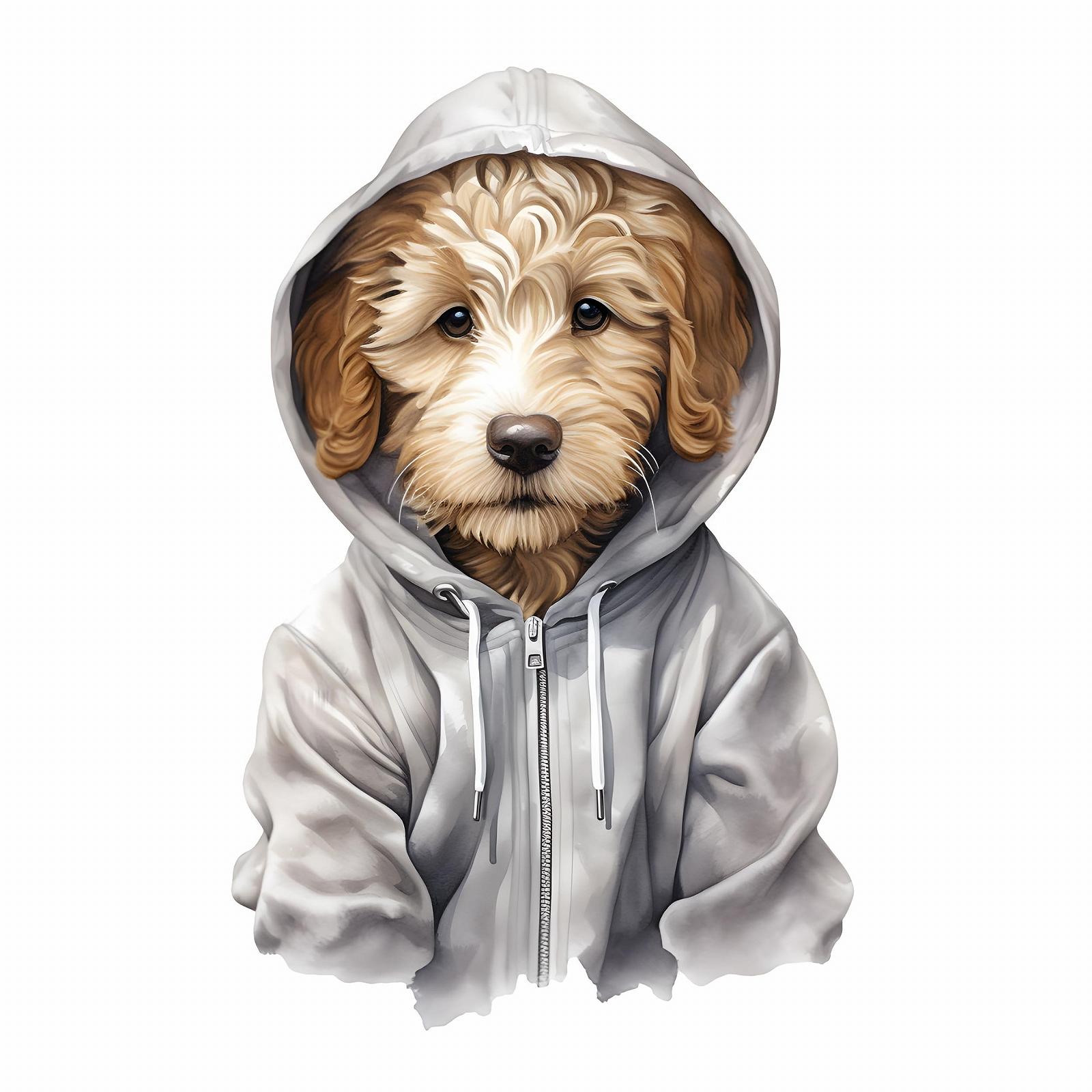 Наклейка на стіну GRAZDesign Dog Goldendoodle 62 x 40 см, фото №1 Наклейка на стіну GRAZDesign Dog Goldendoodle 62 x 40 см, фото №1