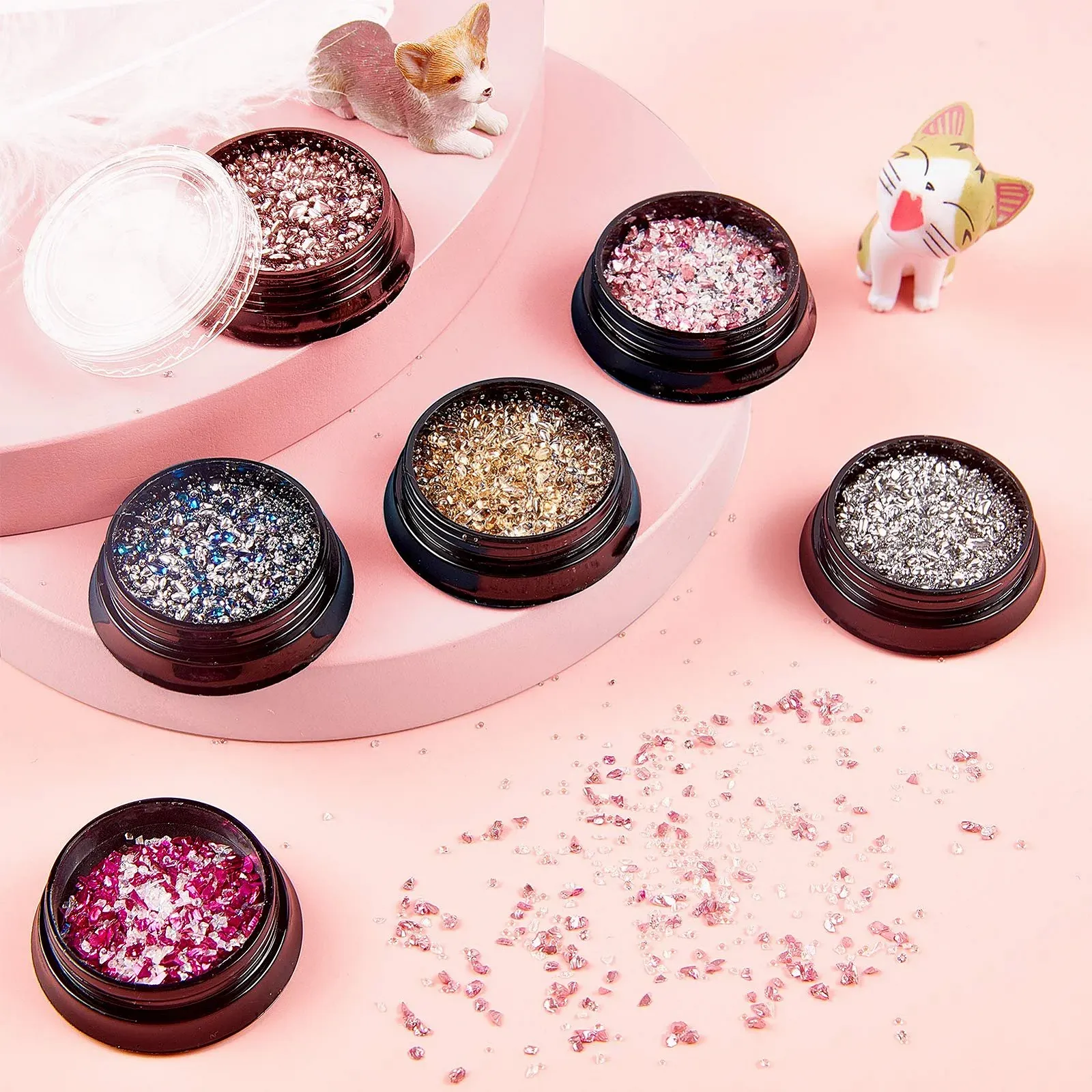 Стрази для нігтів NICENEEDED Різдвяна колекція Модель Stytle 2, фото №4