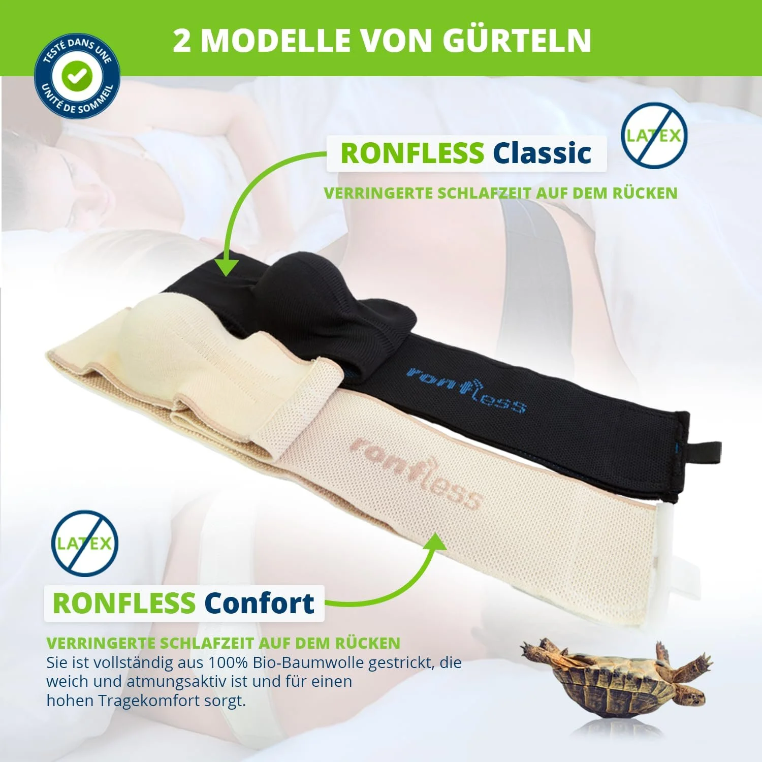 Ремінь проти хропіння та апное Apnea Запатентований пристрій Легкий та дихаючий, фото №4