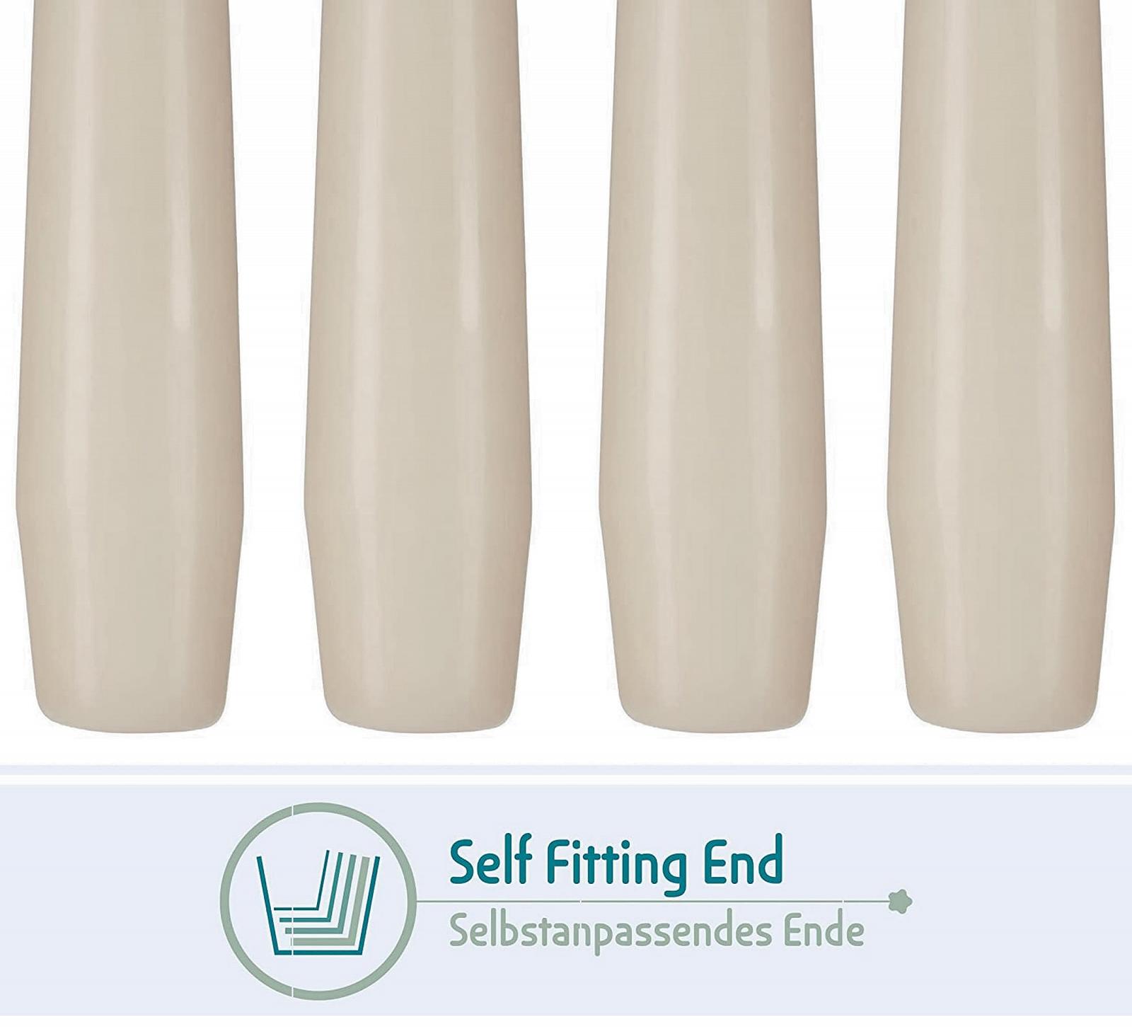 Свічки BRUBAKER Преміум Витягнуті 24 см Шампанське (упаковка 20 шт), фото №4 Свічки BRUBAKER Преміум Витягнуті 24 см Шампанське (упаковка 20 шт), фото №4