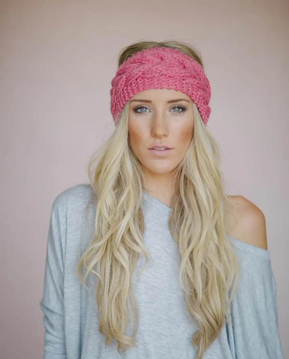 В'язана Пов'язка на Голову Mint Green, фото №7