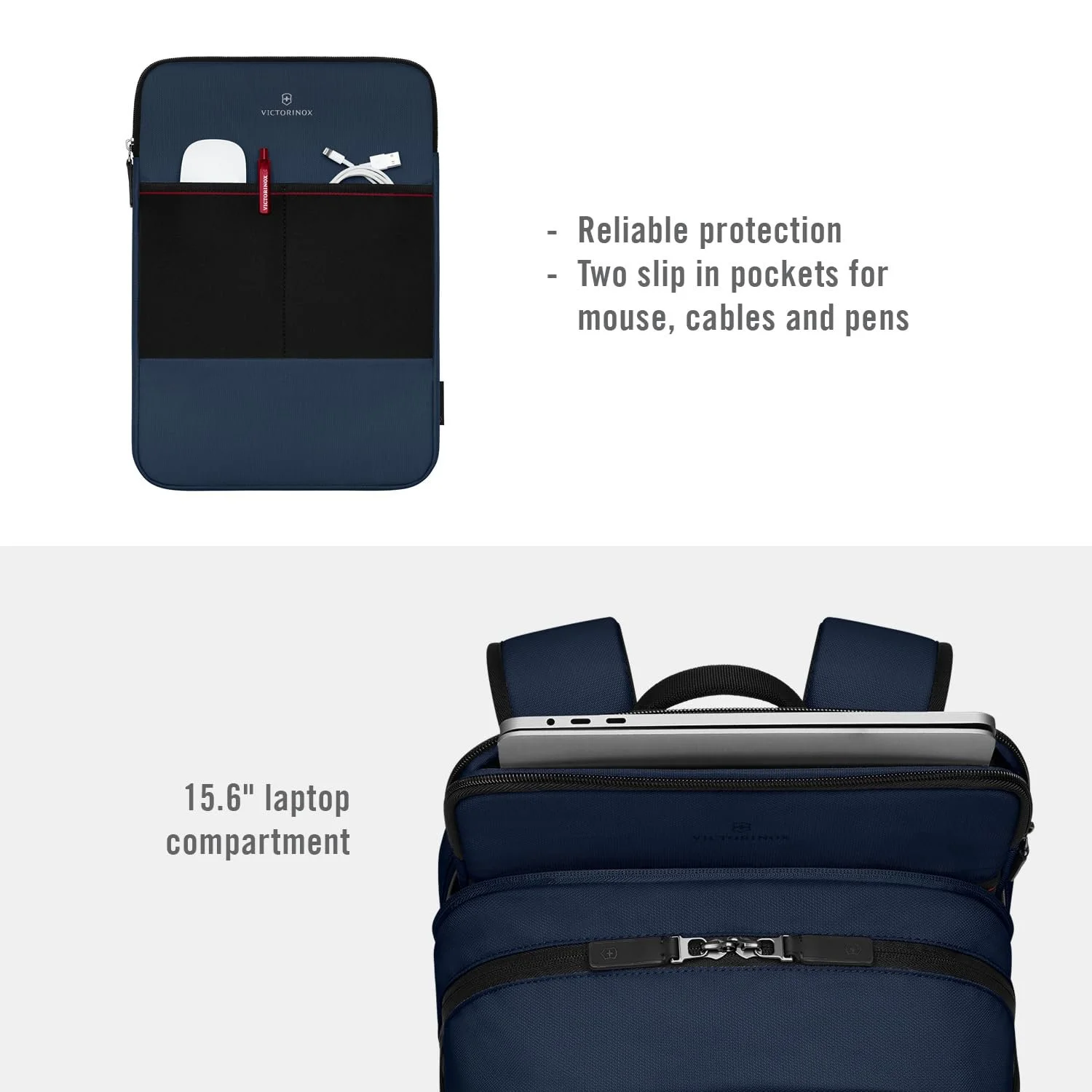Рюкзак для ноутбука Victorinox Altmont Modern Deluxe 15.6 дюйма Темно-синій, фото №5 Рюкзак для ноутбука Victorinox Altmont Modern Deluxe 15.6 дюйма Темно-синій, фото №5