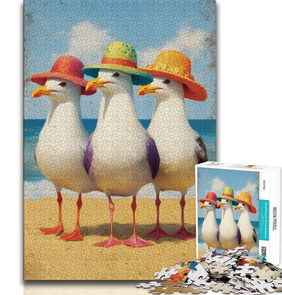 Пазл Three Seagulls 1000 елементів 26 x 38 см, фото №1