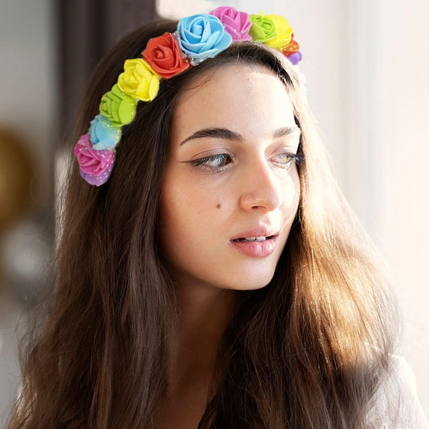 Обруч Цветок Радуга 2 шт, фото №5