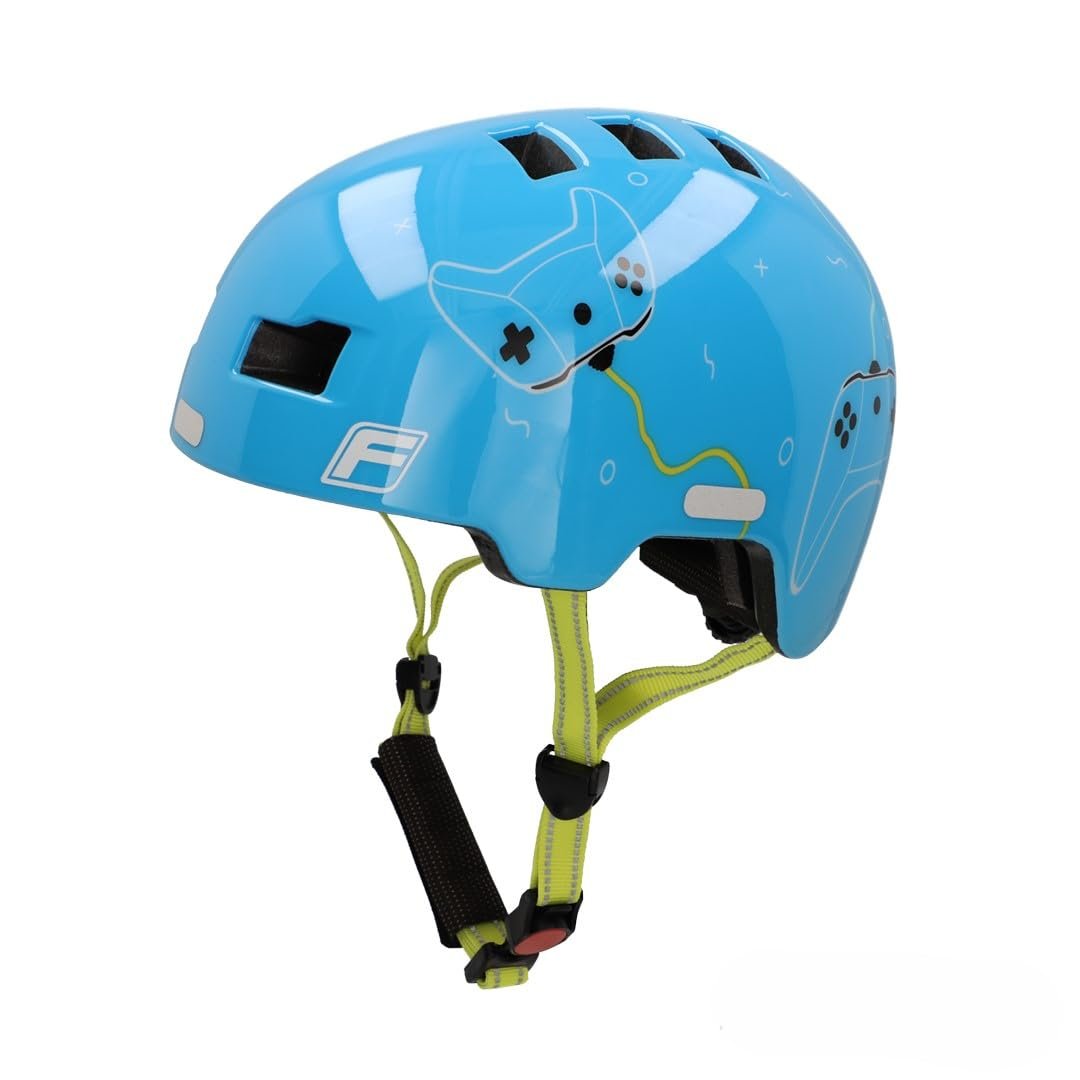 Шлем FISCHER BMX Детский Велосипедный С интегрированным LED задним фонарем, фото №1