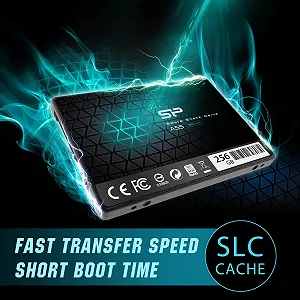 Внутрішній SSD Silicon Power A55 256GB 2.5 дюйма SATA III 7 мм (2 шт.) synthetic.ua - Фото 1