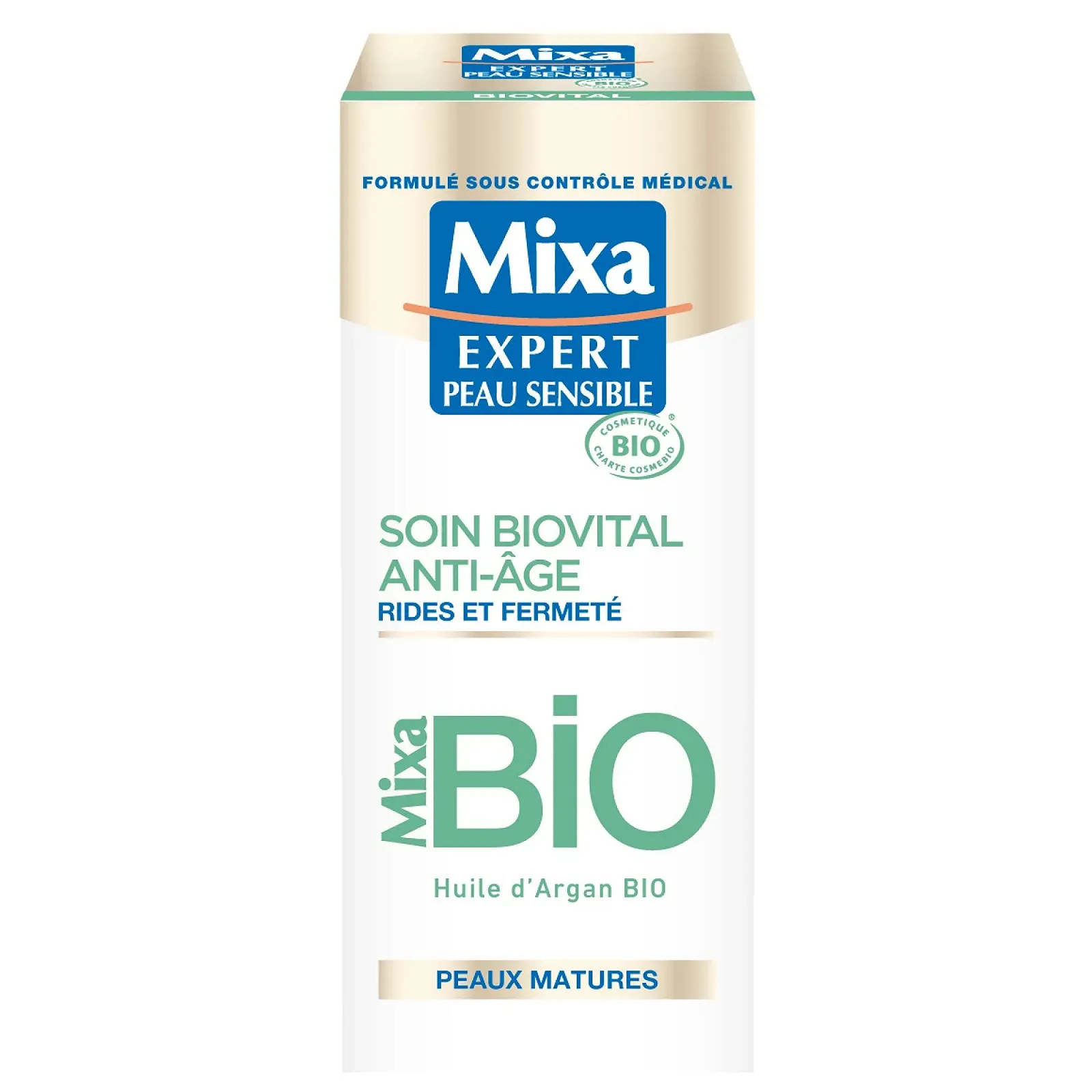 Денний крем MIXA Biovital BIO проти зморшок та в'ялості 50 мл, фото №3 Денний крем MIXA Biovital BIO проти зморшок та в'ялості 50 мл, фото №3