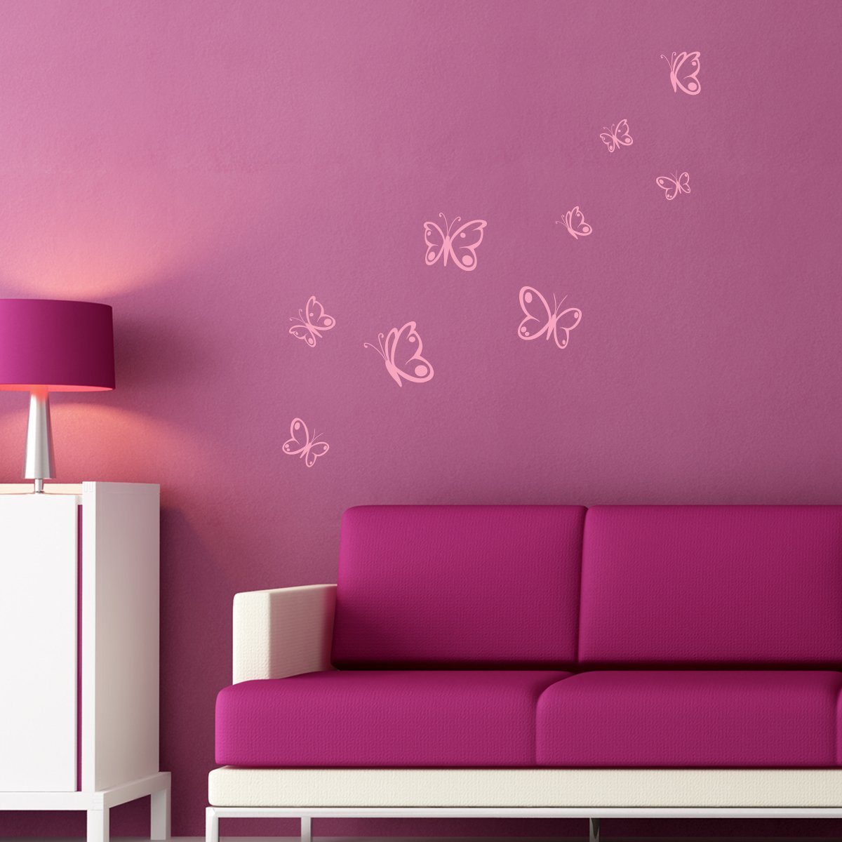 Наклейка на стіну Wandkings Метелики Набір з 3 шт Біла, фото №3 Наклейка на стіну Wandkings Метелики Набір з 3 шт Біла, фото №3