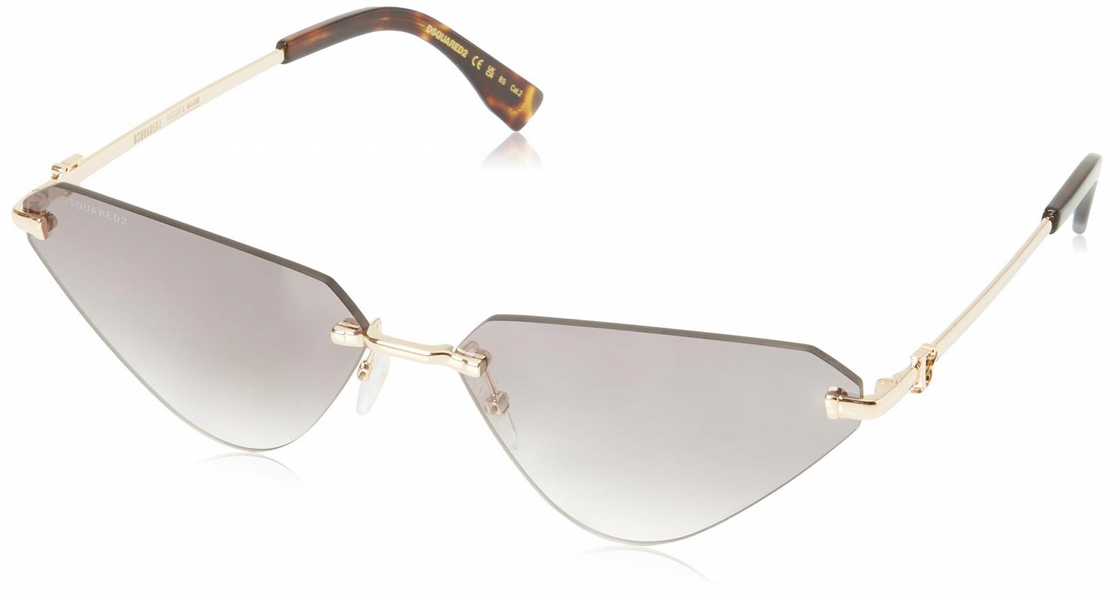 Солнцезащитные очки Dsquared Unisex D2 0108/S Pef 63/14/145 Золотой/Зеленый, фото №1