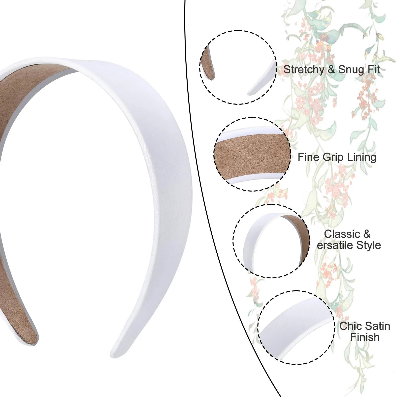 Обруч Білий 4 cm (4 шт.), фото №3