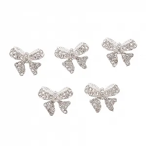 Бантики та стрази для нігтів - Фото 1