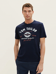 Футболка 1037735-10668 Tom Tailor Темно-синій 2XL - Фото 1