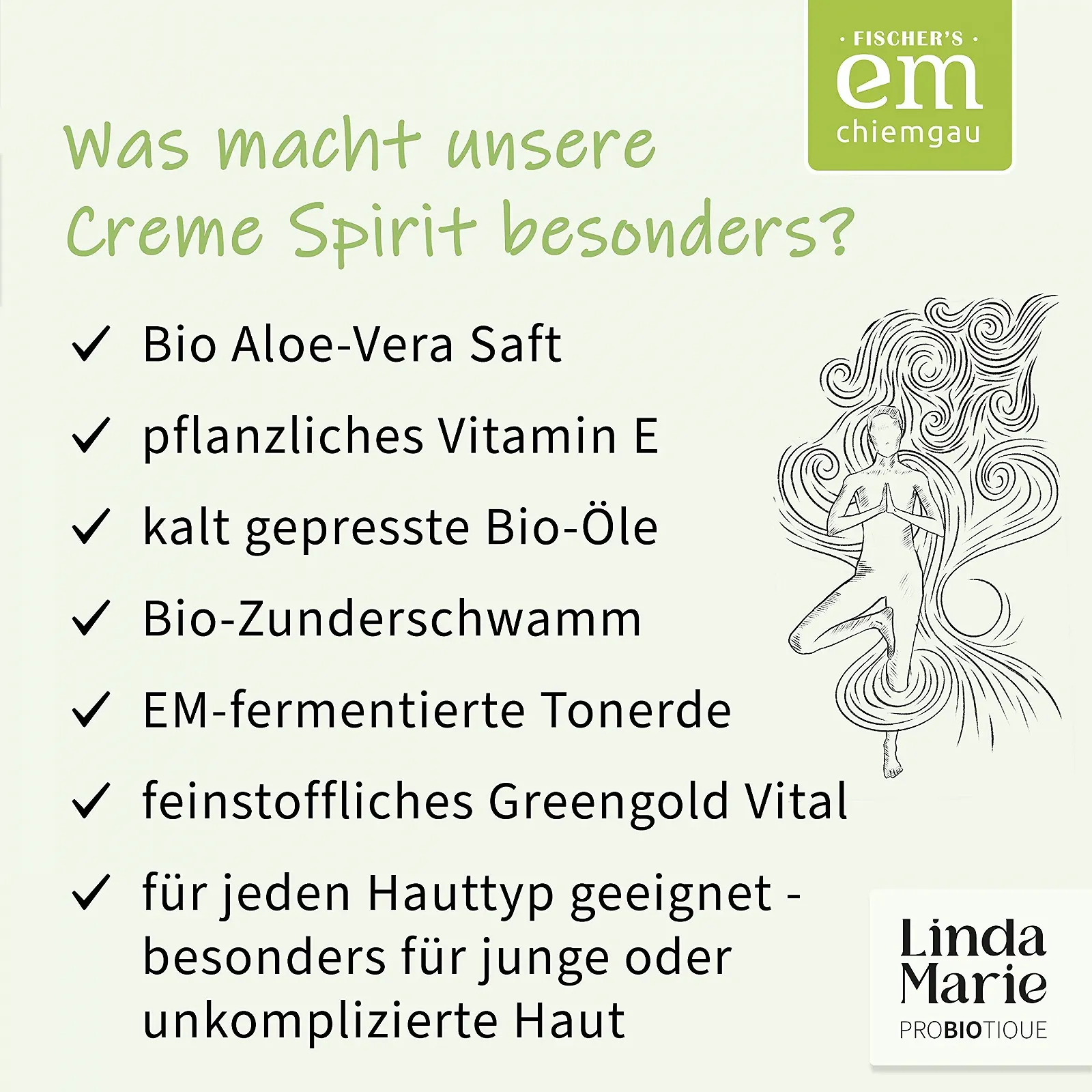 Крем для обличчя LMP Creme Spirit зволожуючий денний та нічний 50 мл, фото №4