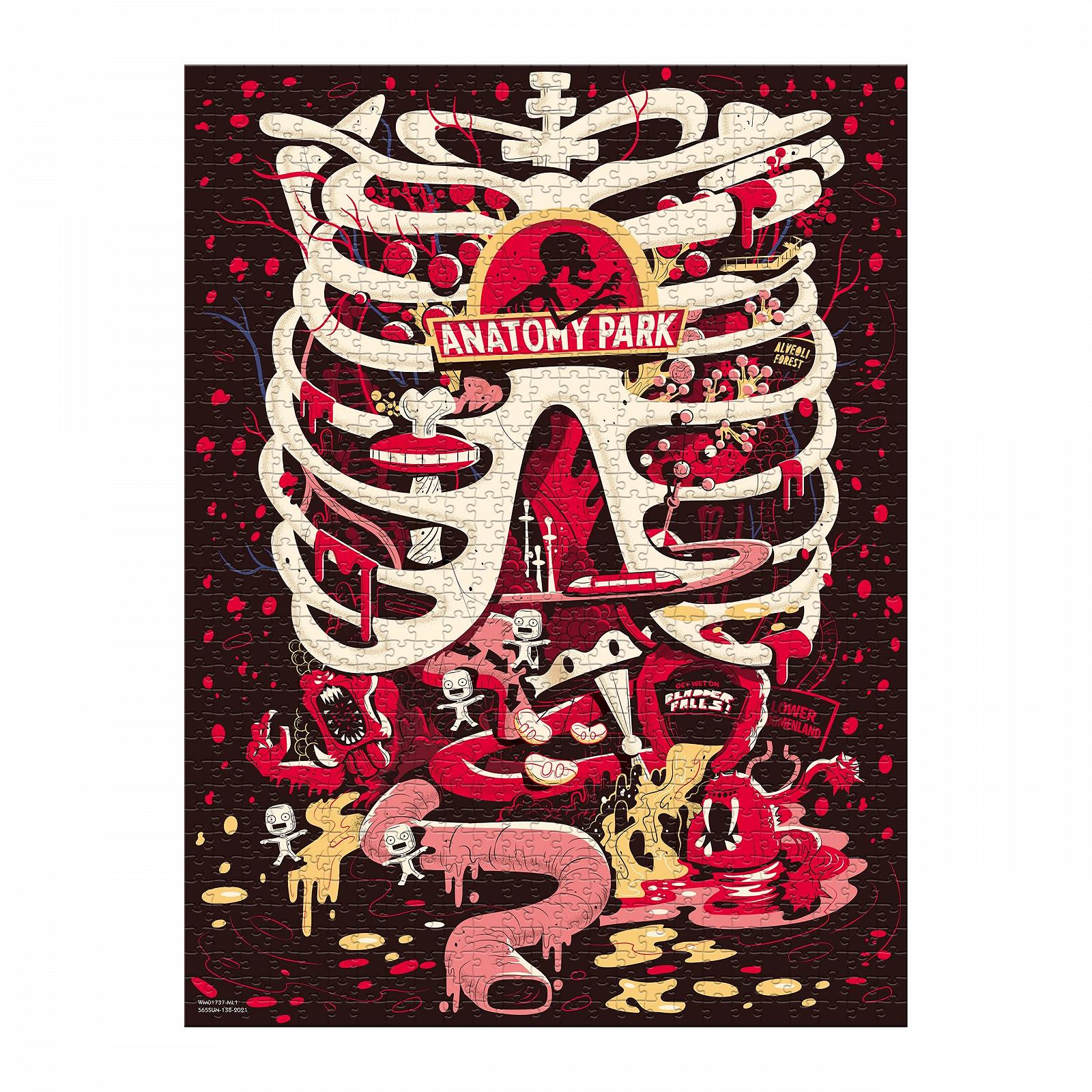 Пазл Rick and Morty Anatomy Park 1000 деталей, фото №2 Пазл Rick and Morty Anatomy Park 1000 деталей, фото №2