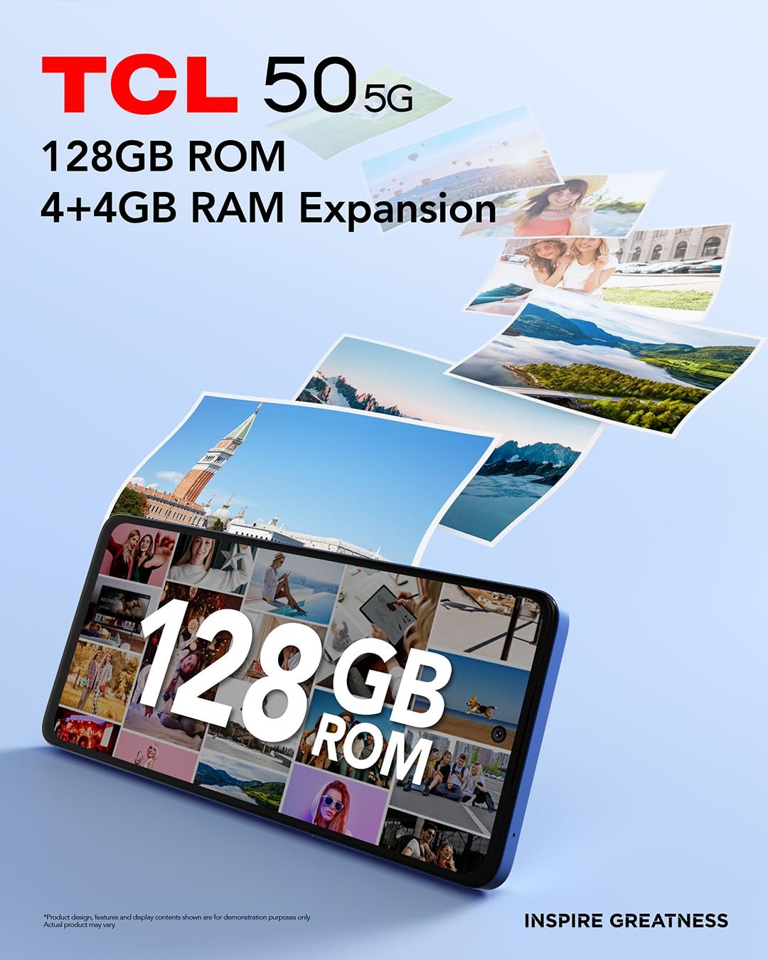 Смартфон TCL 50 5G 8GB 128GB MediaTek Dimensity 6100+ 6.56" HD+ 90Hz 5010mAh, фото №7 Смартфон TCL 50 5G 8GB 128GB MediaTek Dimensity 6100+ 6.56" HD+ 90Hz 5010mAh, фото №7