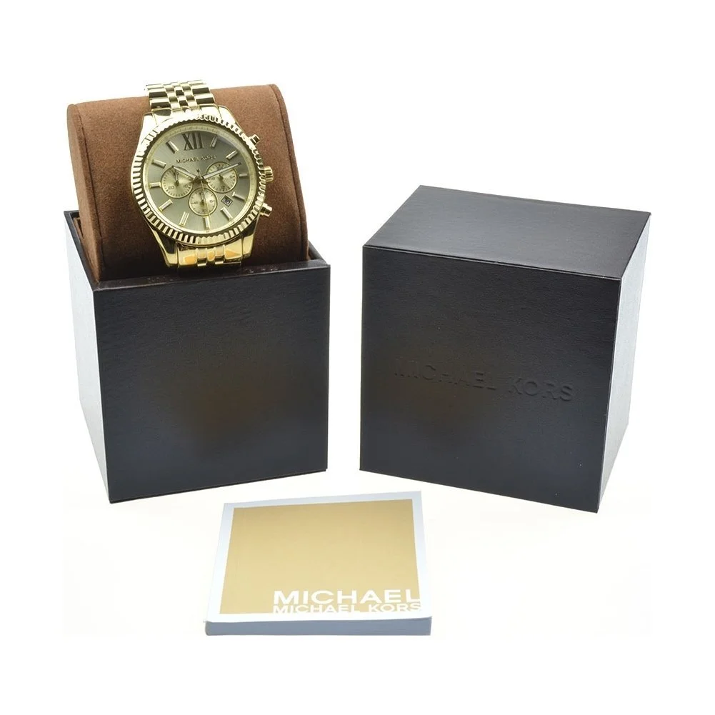 Часы Michael Kors Lexington Мужские, 45 мм, кварцевый хронограф, браслет из нержавеющей стали, фото №7 Часы Michael Kors Lexington Мужские, 45 мм, кварцевый хронограф, браслет из нержавеющей стали, фото №7