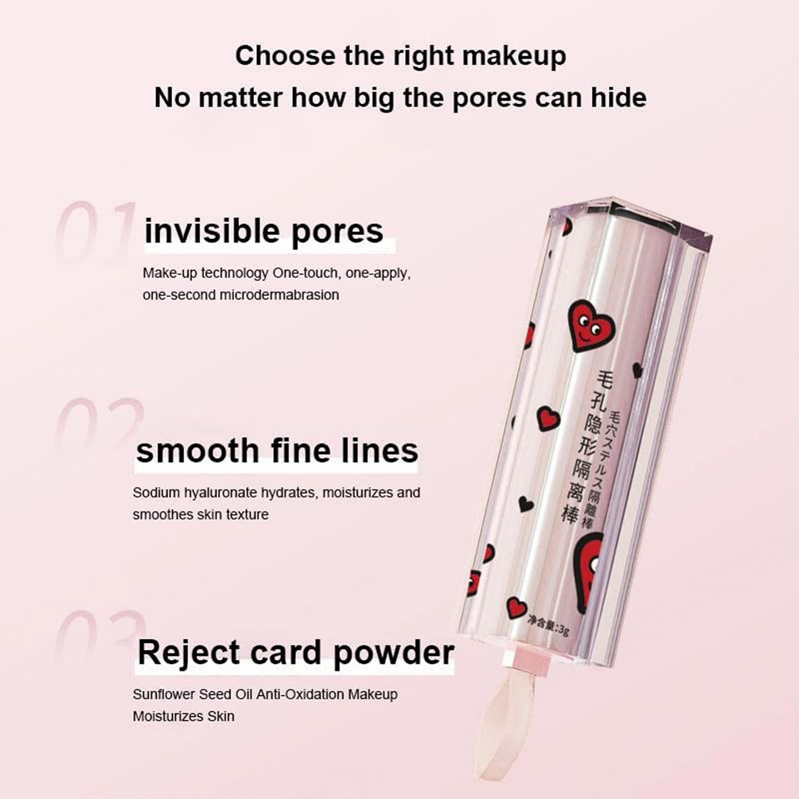 Тональний Стік Priming Makeup Blur Stick Безподразливий Для Обличчя Змазувальний Праймер-стік З Контролем Жиру Легкий Для Тонких Ліній Праймер-стік Консилер Для Пор, фото №7