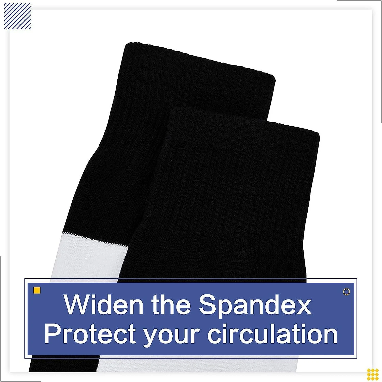 Жіночі шкарпетки DRESHOW вище коліна, смугасті, високі, фото №4 Жіночі шкарпетки DRESHOW вище коліна, смугасті, високі, фото №4
