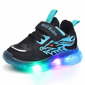 LED Обувь детская Оранжевый/Синий/Фиолетовый - Фото 1