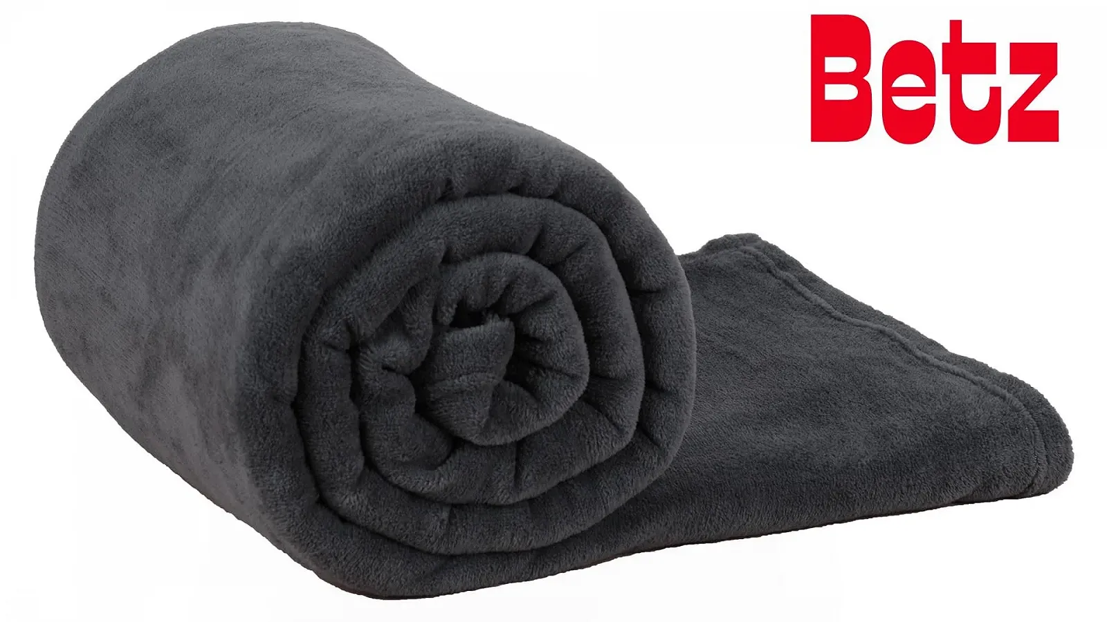 Плед для дивану Betz Cuddly Fluffy Teddy XXL, теплий, 150 x 200 см, антрацитовий сірий, фото №5