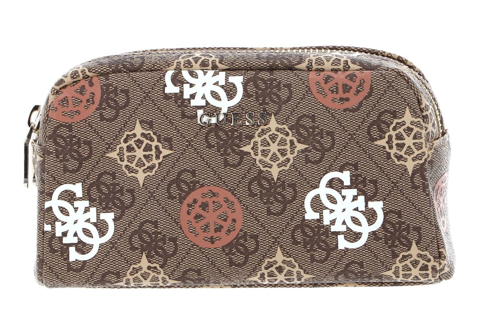 Гаманець GUESS Double Zip Brown Multi, Brown Multi, фото №1