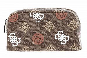 Гаманець GUESS Double Zip Brown Multi, Brown Multi - Фото 1