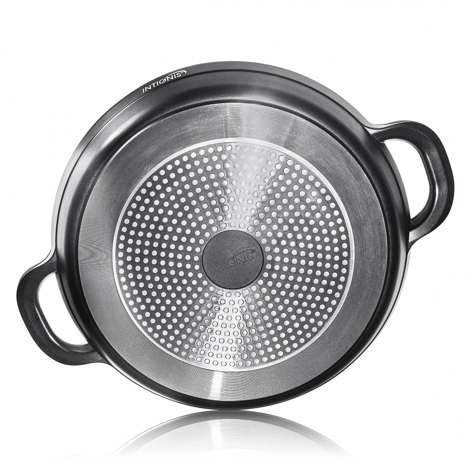Пательня для паельї INTIGNIS Non Stick Heavy Duty Induction 36 см з кришкою, фото №5