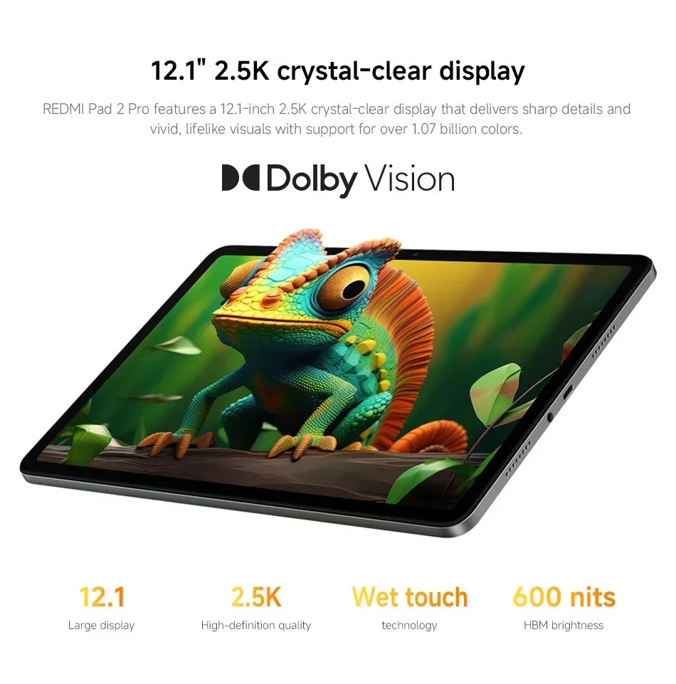 Планшет Xiaomi Redmi Pad 2 Pro 12.1" 2.5K Snapdragon 7s Gen4, фото №12