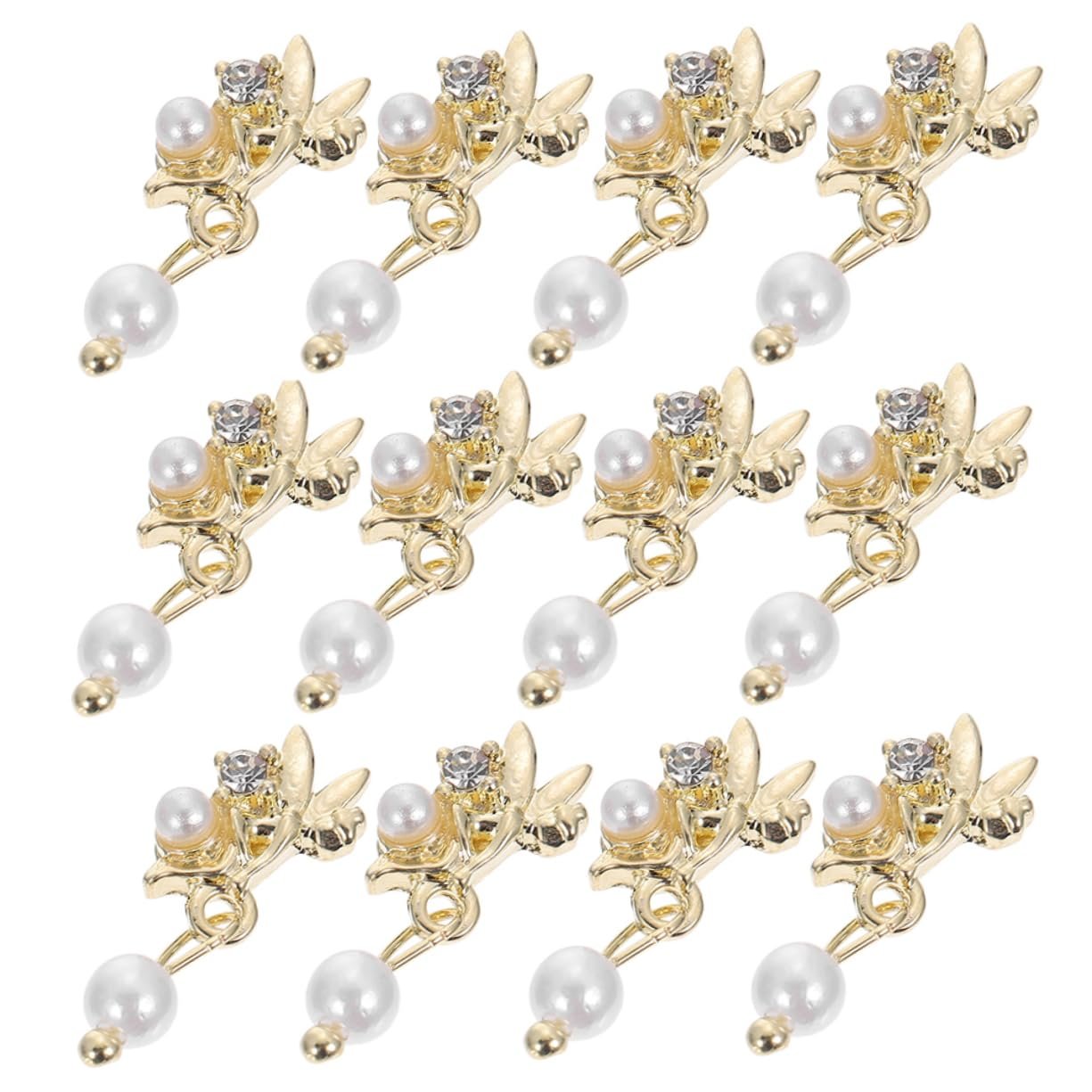 Украшения для ногтей Beavorty 12 шт., жемчуг для DIY маникюра, блестки для лица и украшения для ногтей, аксессуары для нейл-арта для натуральных и искусственных ногтей, фото №1