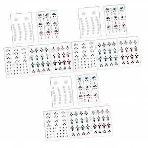 Стрази Самоклеючі для манікюру 15 шт. - Фото 1