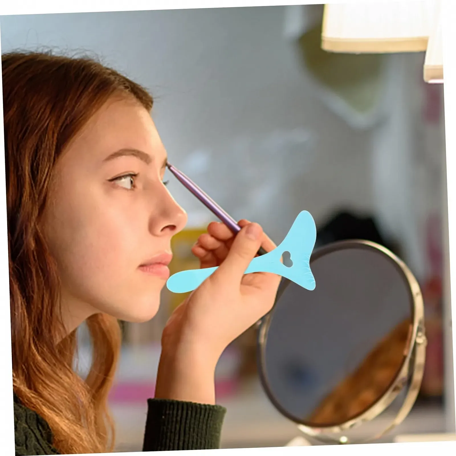 Допоміжний засіб для трафарету підводки Cosmetic Силіконовий Інструменти для макіяжу підводки, фото №4