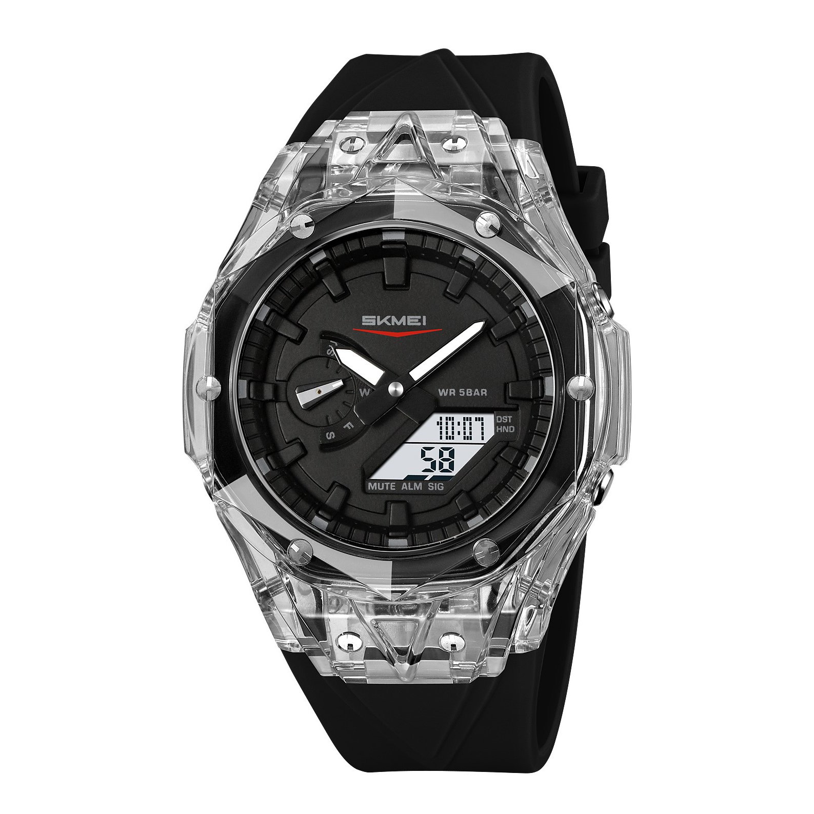 Годинник Skmei 2411WTBK White-Black, фото №1