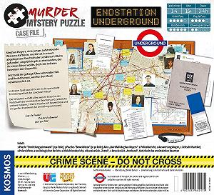 Пазл KOSMOS Murder Mystery Puzzle Case Files 682170 "Endstation Underground" 750 + 5 x 50 элементов synthetic.ua - Фото 1