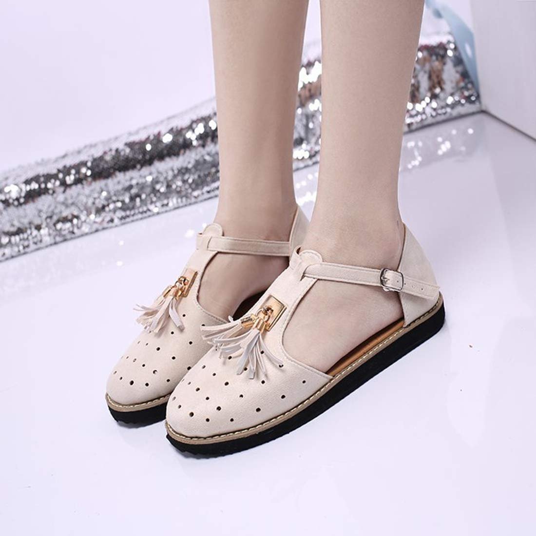 Літні Сандалі Жіночі Платформа Шкіряні з Китицями, фото №3 Літні Сандалі Жіночі Платформа Шкіряні з Китицями, фото №3