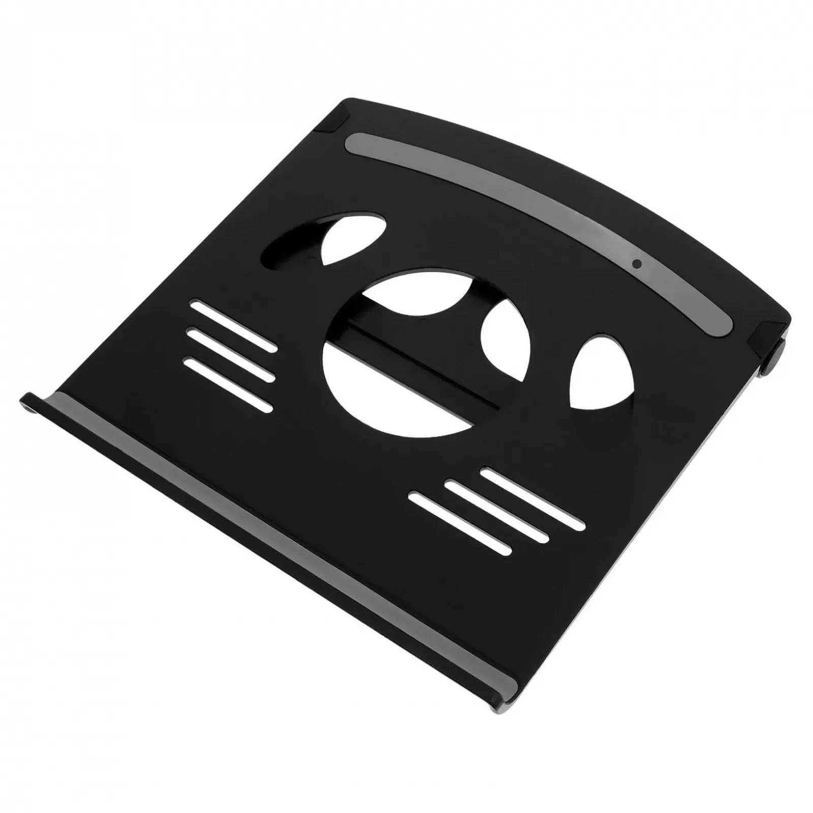 Підставка для ноутбука ABS з протиковзкими накладками, складана, портативна, для дому, сіра, фото №1