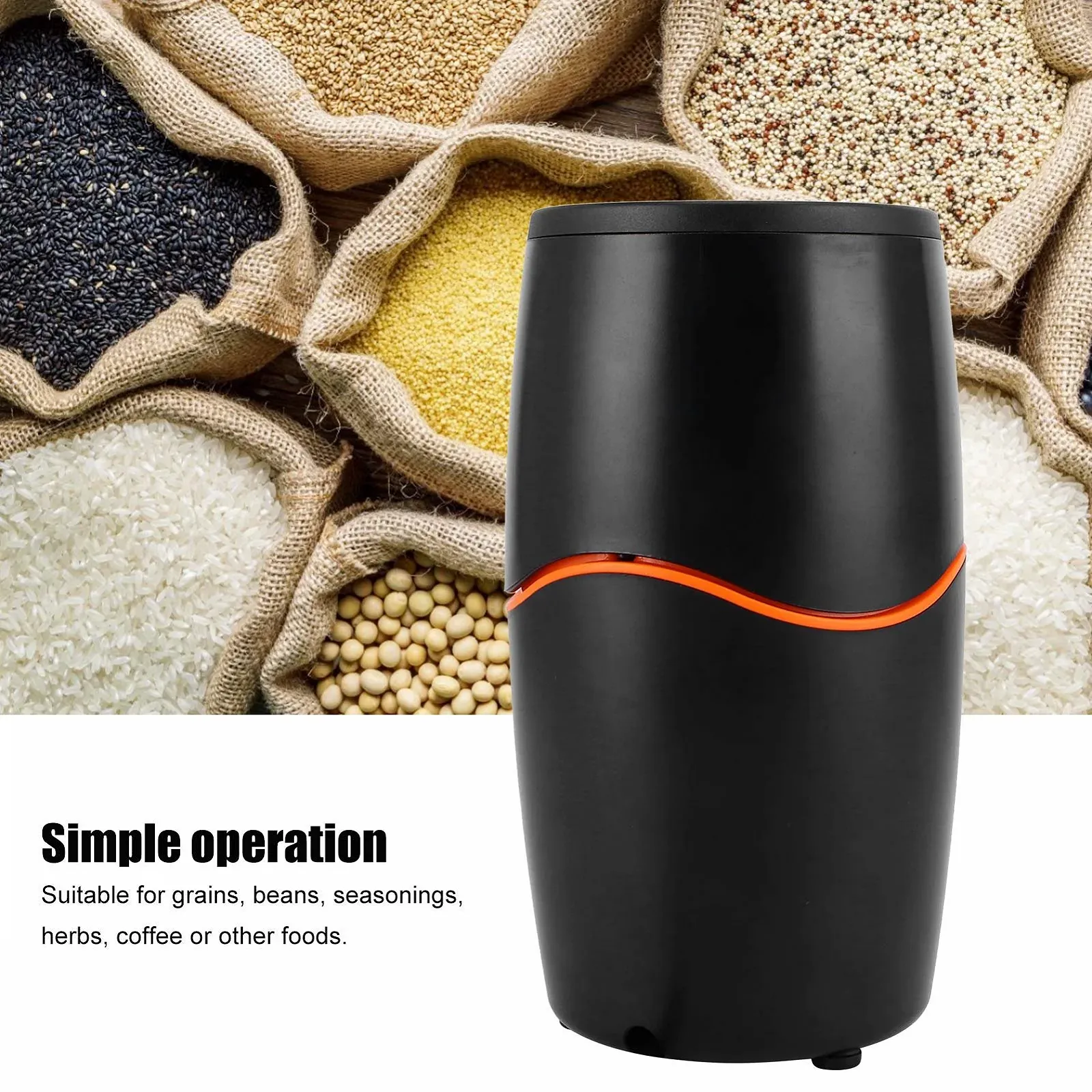 Мини-кофемолка электрическая для специй 150 Вт Kitchen для кофейных зерен трав специй арахиса зерна EU Plug 220 V, фото №4