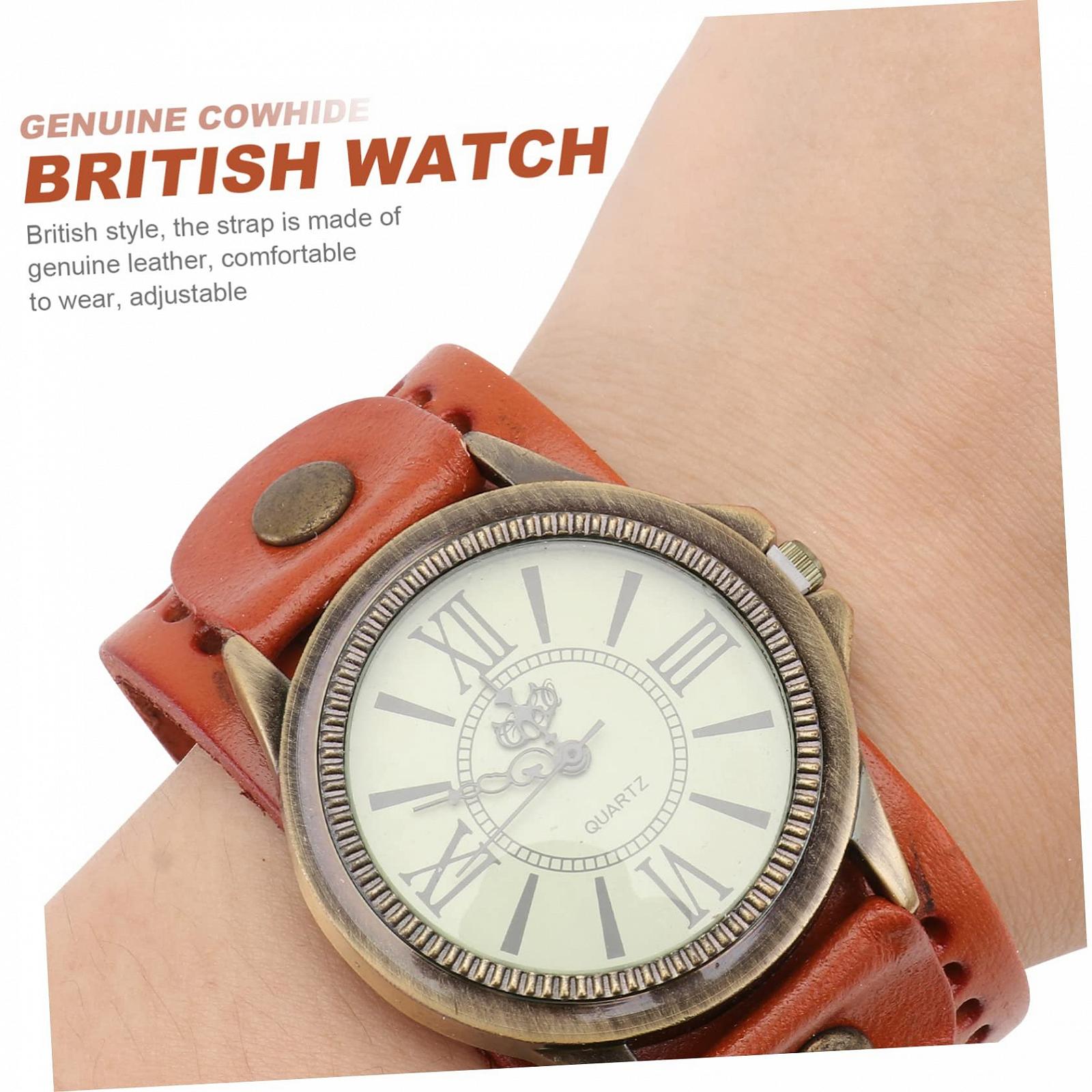 Часы-браслет Beaupretty Винтажные Римские Кварцевые Оранжевые, фото №3 Часы-браслет Beaupretty Винтажные Римские Кварцевые Оранжевые, фото №3