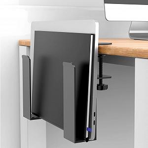 Крепление для ноутбука на стол - Подвесной органайзер под стол с боковой системой крепления, компактный для организации офиса, портативная стойка для работы synthetic.ua - Фото 1