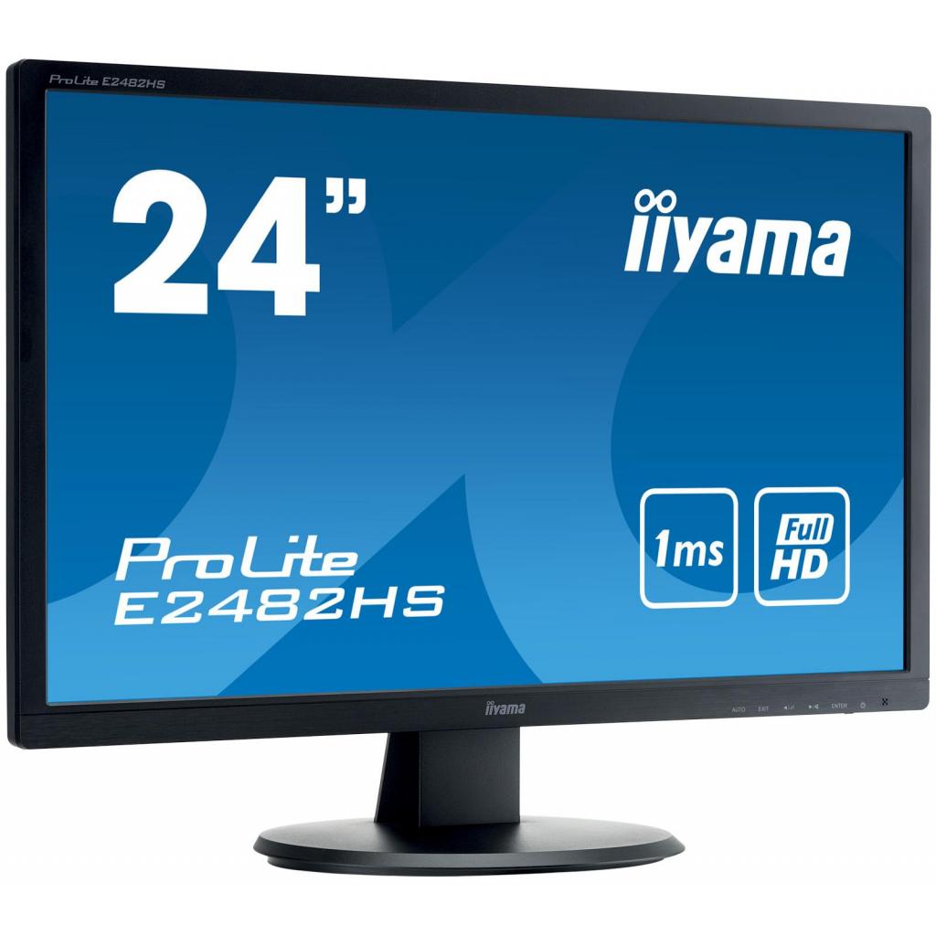 Монитор Iiyama ProLite LED 24" Full HD E2482HS-B1, фото №2