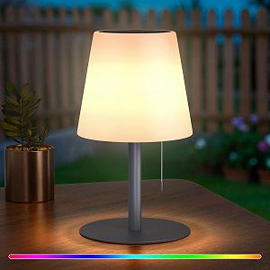 Настільна лампа uuffoo Solar Вулична Акумуляторна IP44 RGB Сіра - Фото 1