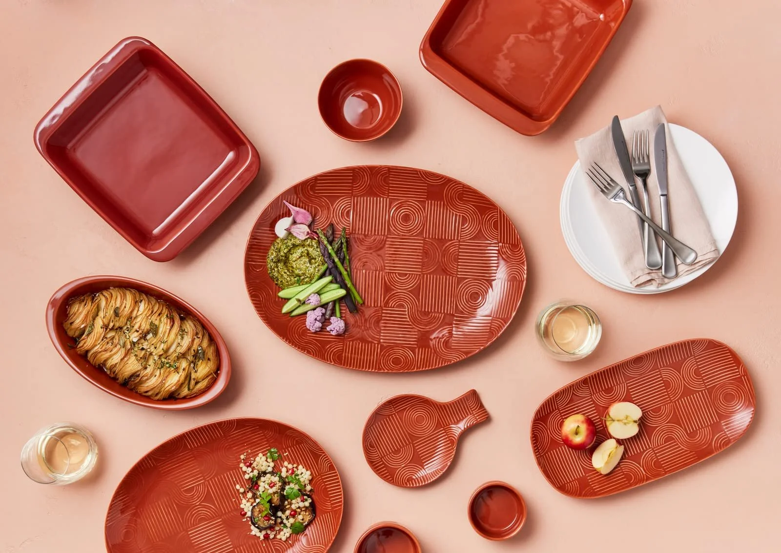 Форма для запікання Maxwell & Williams Arc HY0105 Овальна 31.5 x 21.5 x 6.5 см Теракотова, фото №3 Форма для запікання Maxwell & Williams Arc HY0105 Овальна 31.5 x 21.5 x 6.5 см Теракотова, фото №3