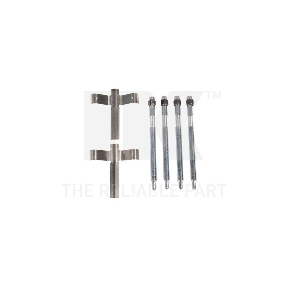 Комплект аксесуарів, гальмівні колодки NK 7966001 задня вісь, фото №1 Комплект аксесуарів, гальмівні колодки NK 7966001 задня вісь, фото №1