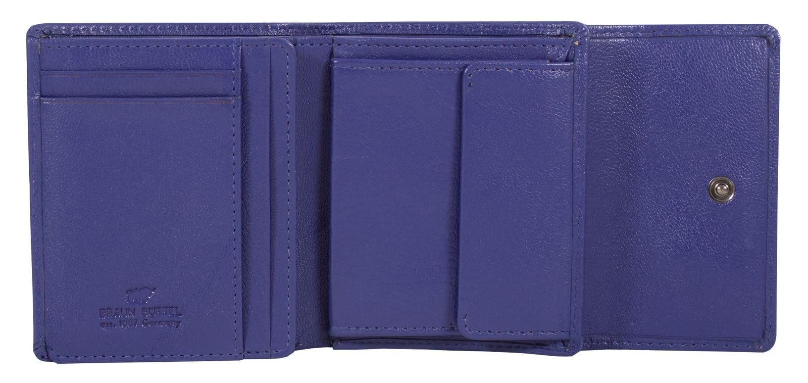 Гаманець Шкіряний BRAUN BÜFFEL Anna RFID 11 см, сапфірний, RFID гаманець, фото №2