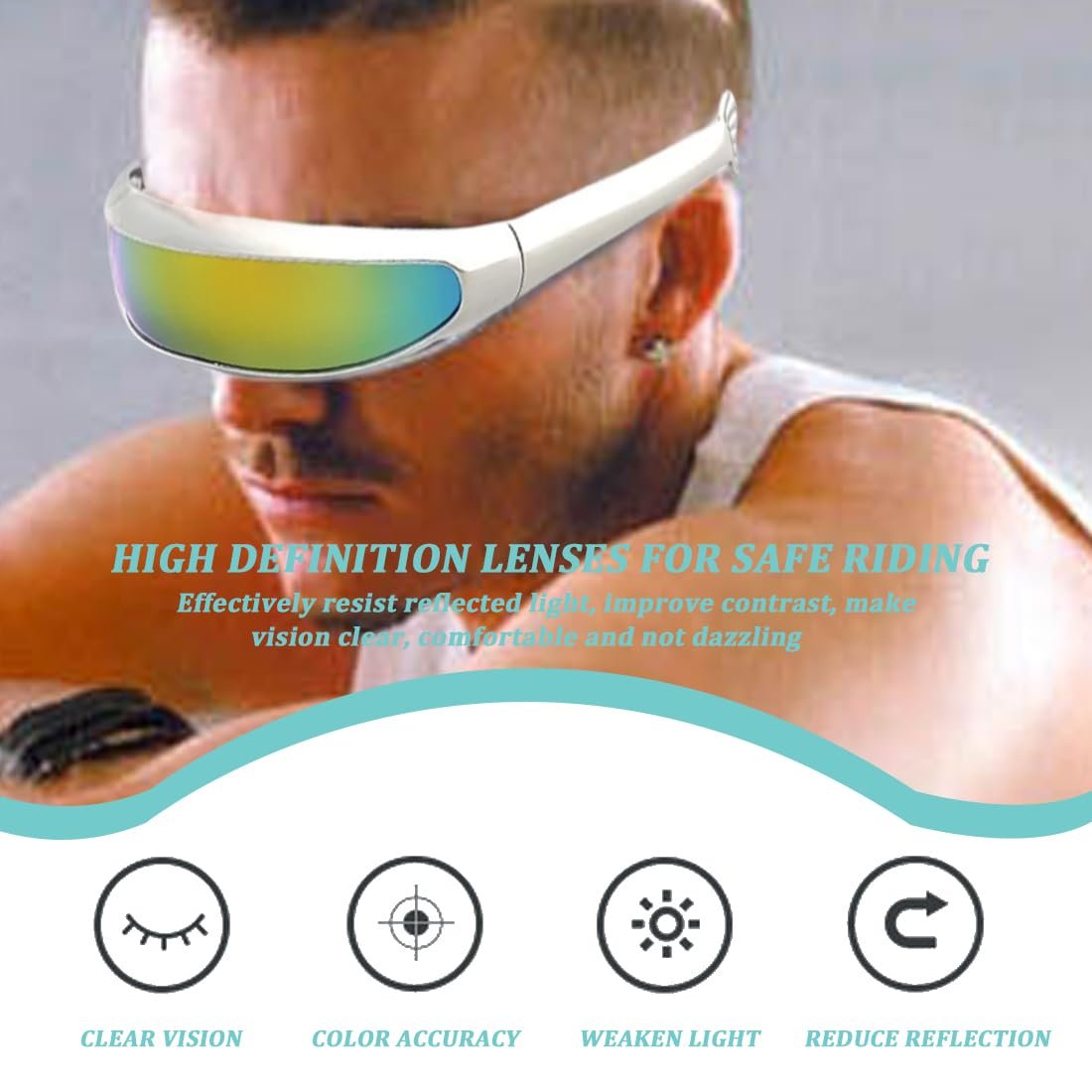 Сонцезахисні окуляри Multicoloured, фото №3