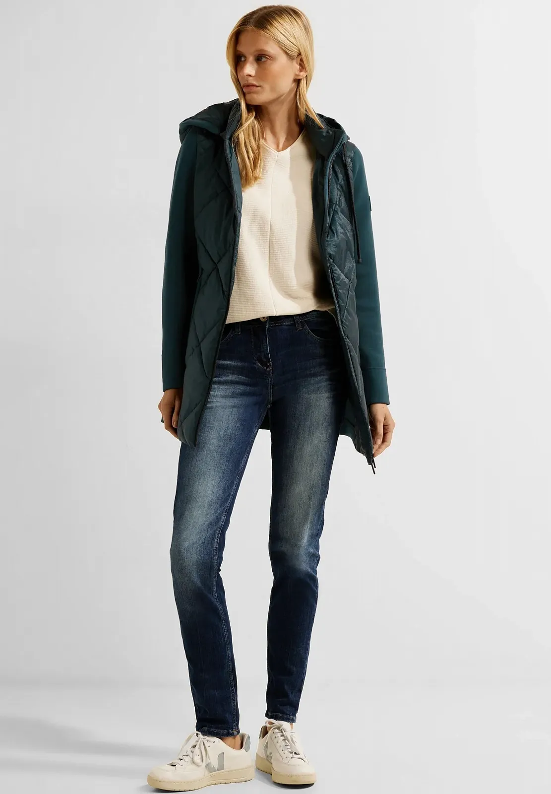 Жіноче пальто Cecil Scuba стьобане, фото №5