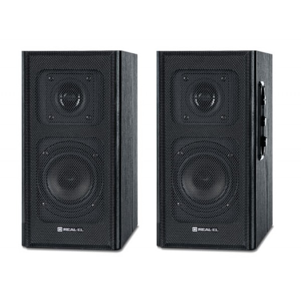 Акустические системы (колонки) REAL-EL колонки 2.0 S-250 black, фото №4