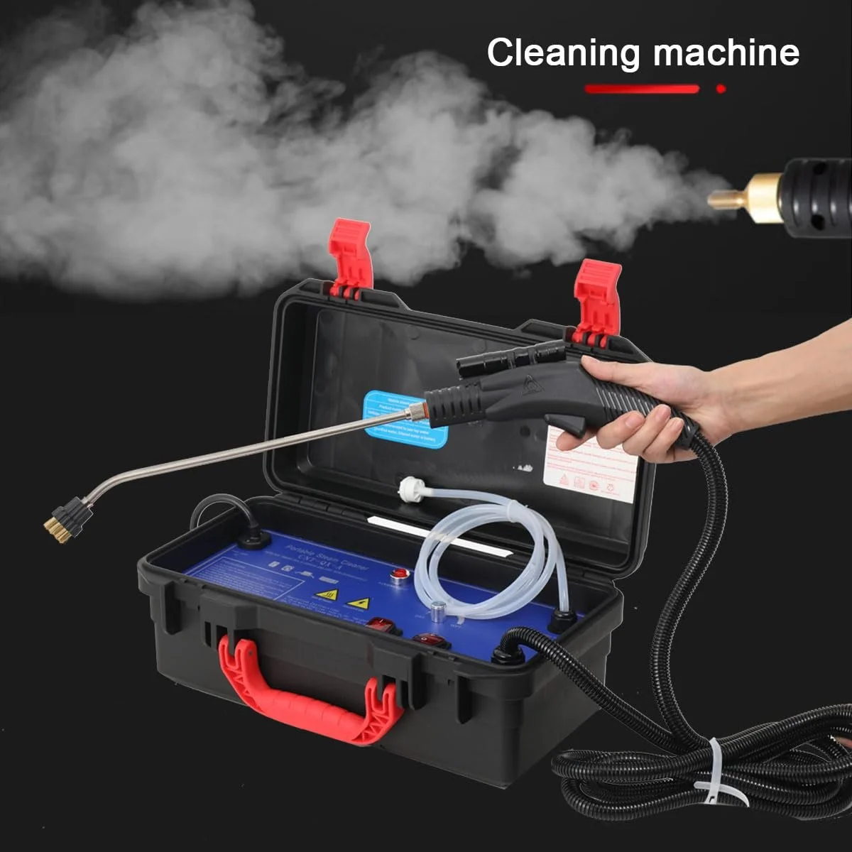 Ручний високотемпературний пароочисник 220 В 3000 Вт 100-120 °C 2-3,5 Бар, фото №3